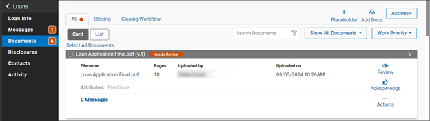 Document section screenshot