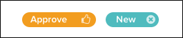 Approve button and New button screenshot