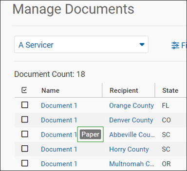 Document 1 with paper highlighted screenshot