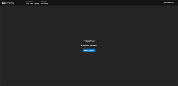 Thank You screenshot