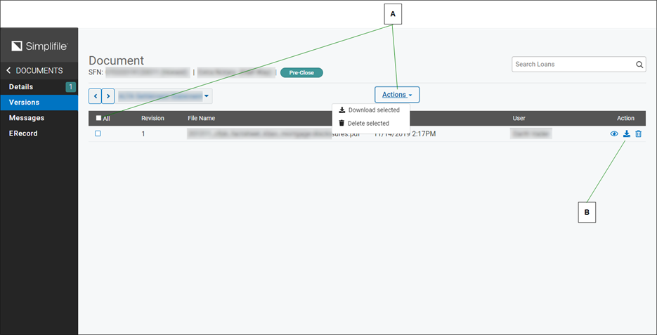 Document page with callouts screenshot