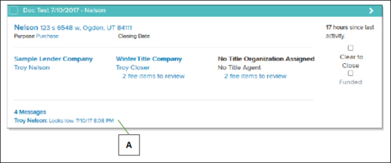 Loan card with callout screenshot