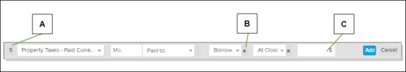 Disclosures section with callouts screenshot