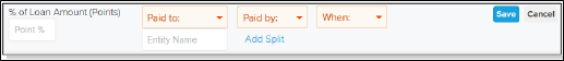 % of Loan Amount (Points) section screenshot