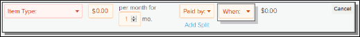 Initial Escrow Payment at Closing section screenshot