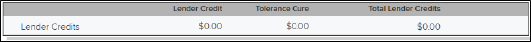 Initial Escrow Payment at Closing section screenshot