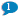 Blue circle with X icon