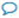 blue and white message icon