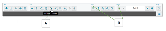 Document Editor page Toolbar screenshot