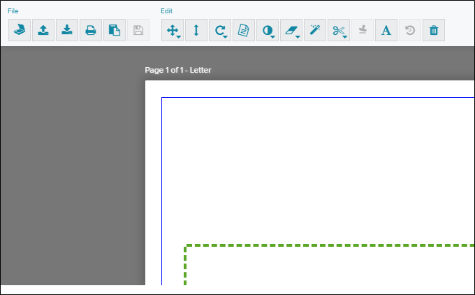 Document Editor page showing toolbar screenshot