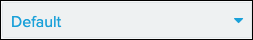 View Selector dropdown list with Default selected screenshot